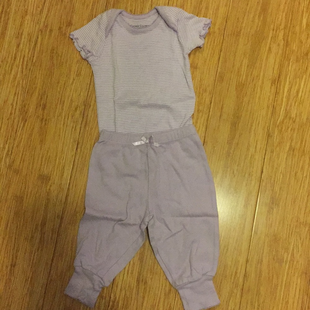 Purple matching outfit